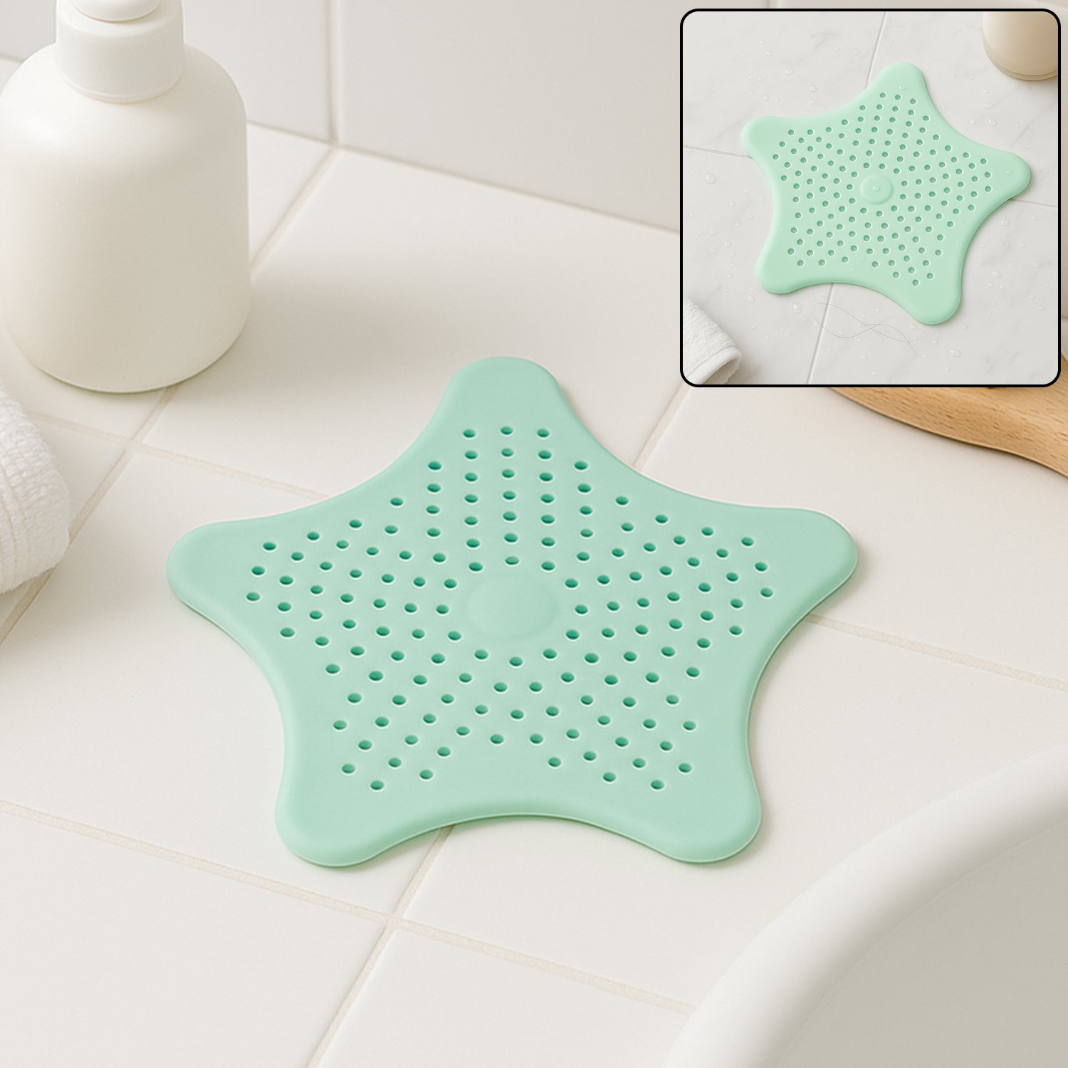 Silicone Star Sink Strainer for Bathroom Silicone Star Sink Strainer for Bathroom